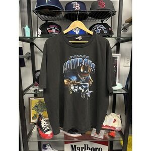 Vintage 2001 Dallas Cowboys Mascot Faded Lee Sport Graphic T Shirt Size XL